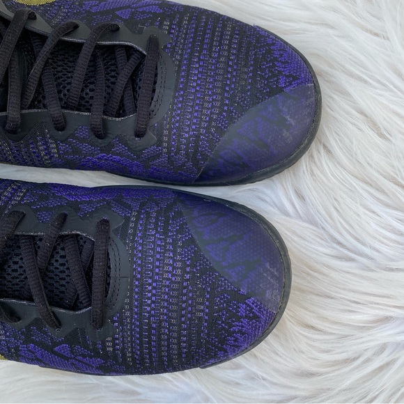 KOBE MAMBA RAGE COURT CITY EDITION SNEAKERS PURPLE YELLOW BLACK 9 - Picture 2 of 10